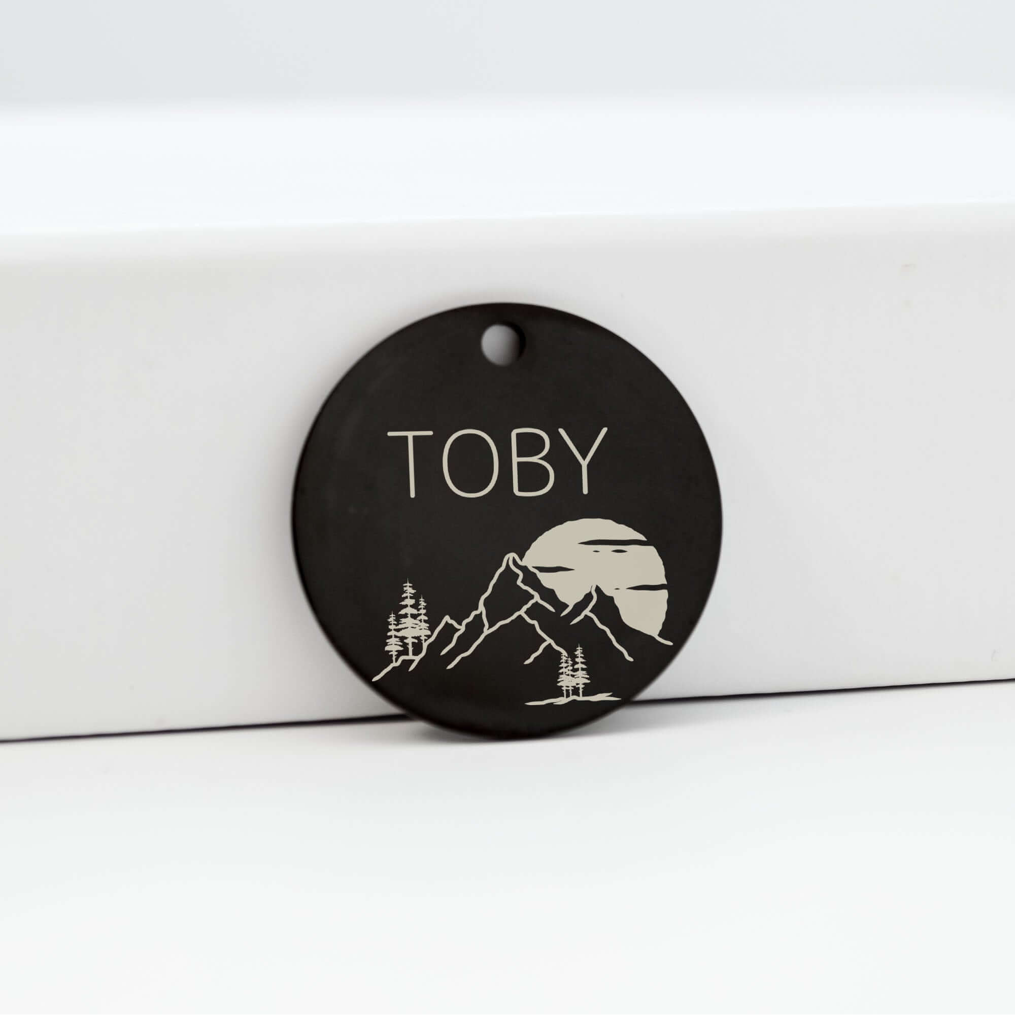 Dog Identification Tags in Black | Tag4MyPet