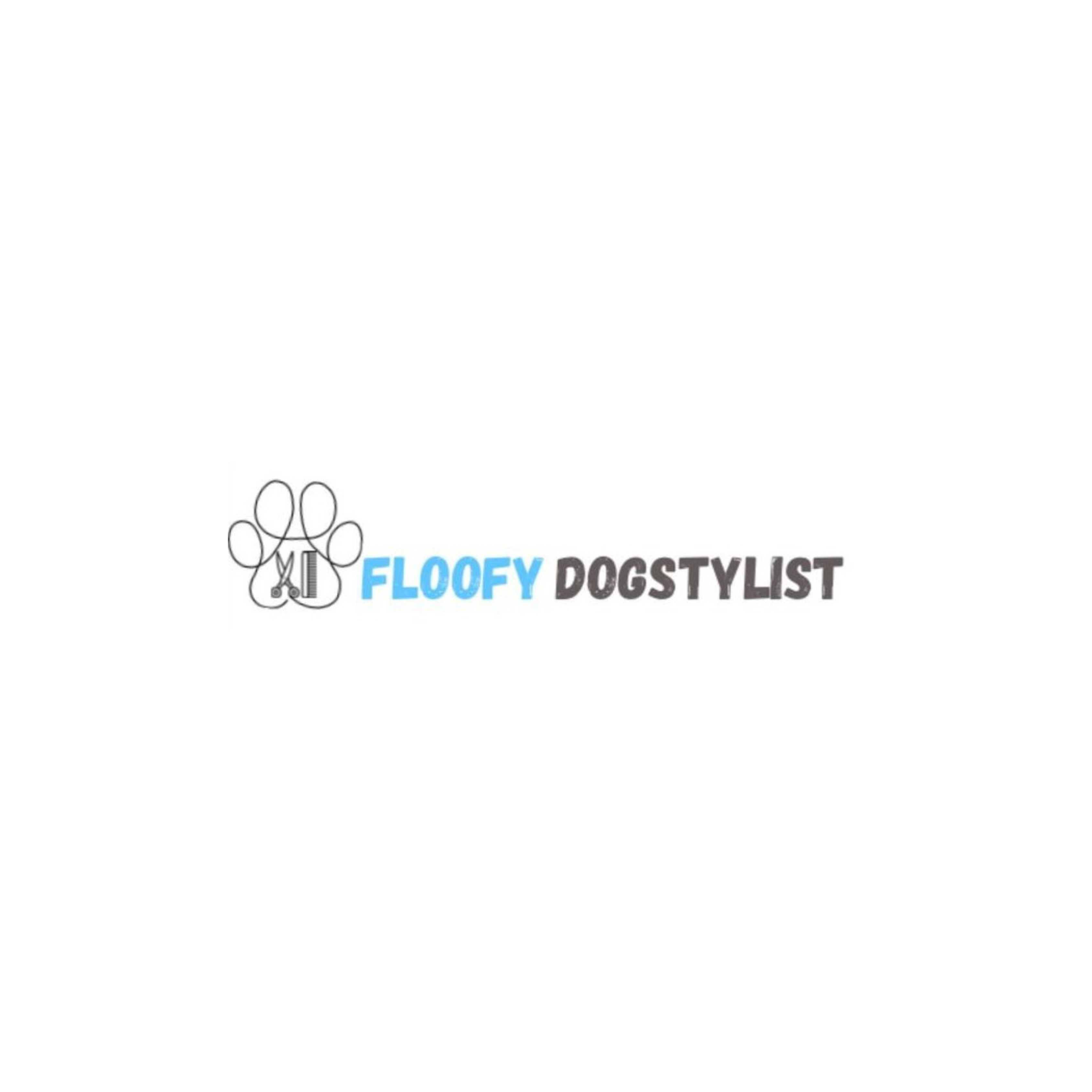Floofy Dog Stylist Logo