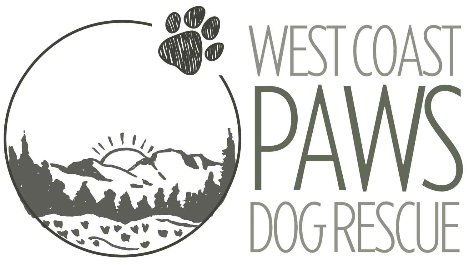 West Coast Paws Dog Rescue Logo