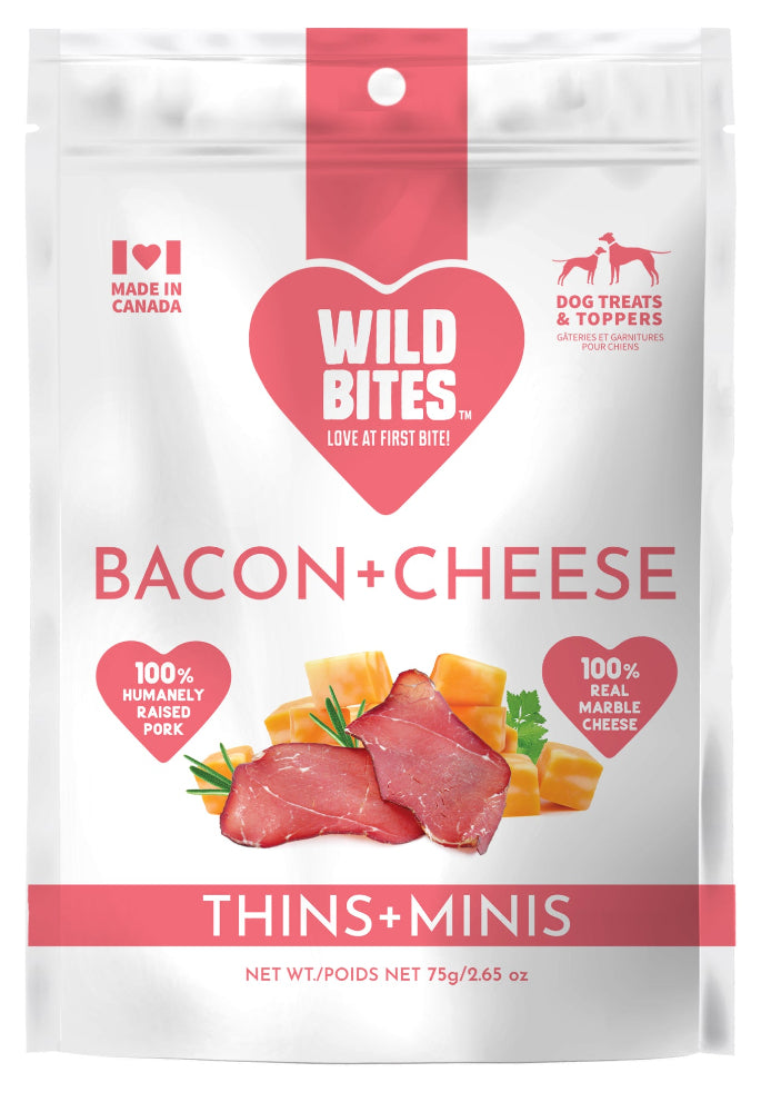 Bacon & Cheese Dog Treats – Freeze-Dried Combo Bites