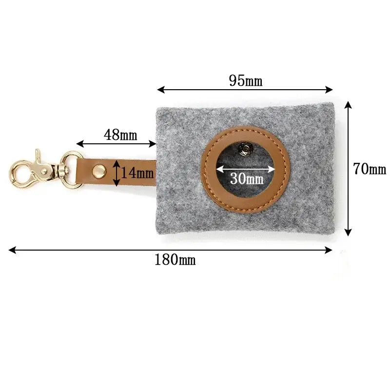 Dog Poop Bag Holder Specs Size