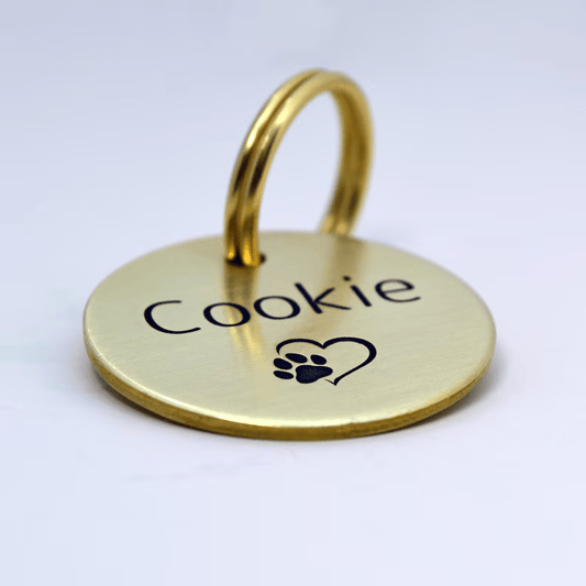 Cookie Tag Gold Circle