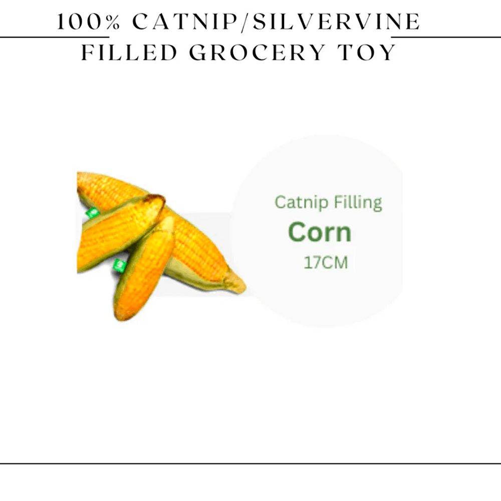 Natural Catnip Corn Cuddle Toy – Safe, Fun & Durable