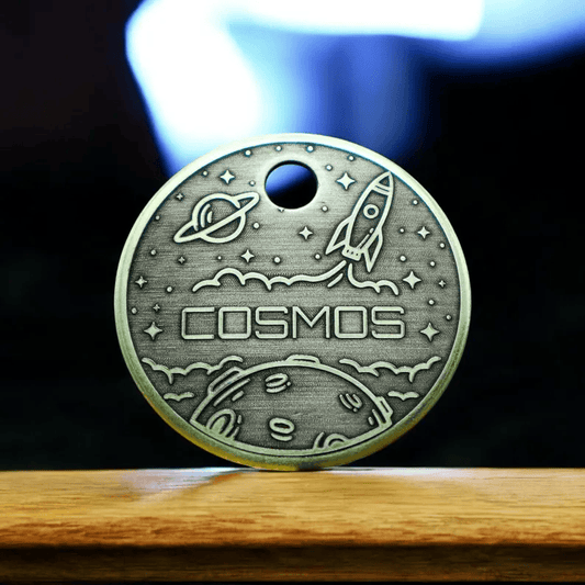 Cosmos Tag Gold Circle