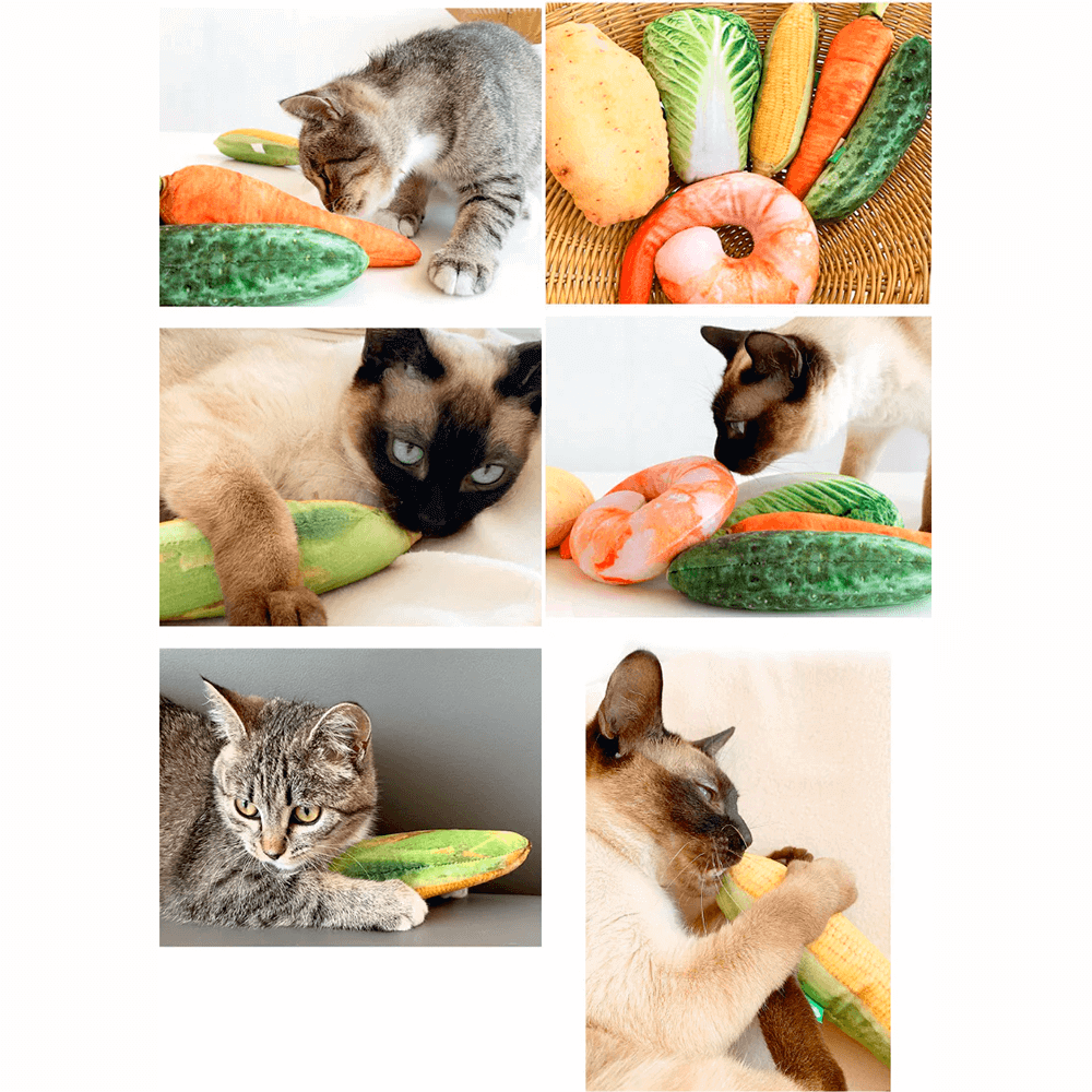 Catnip Shrimp Cuddle Toy – Natural & Fun
