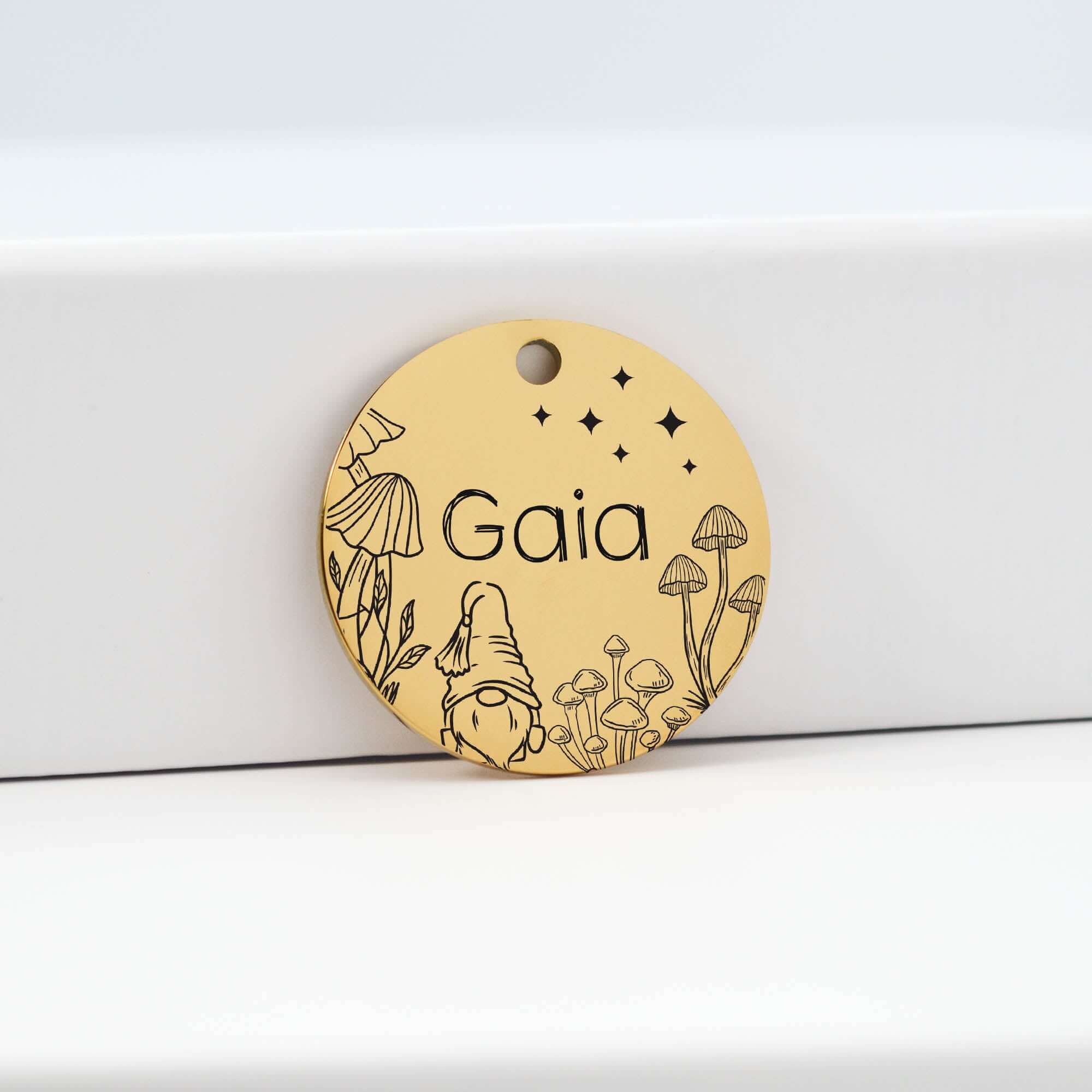 Gold Dog Tags