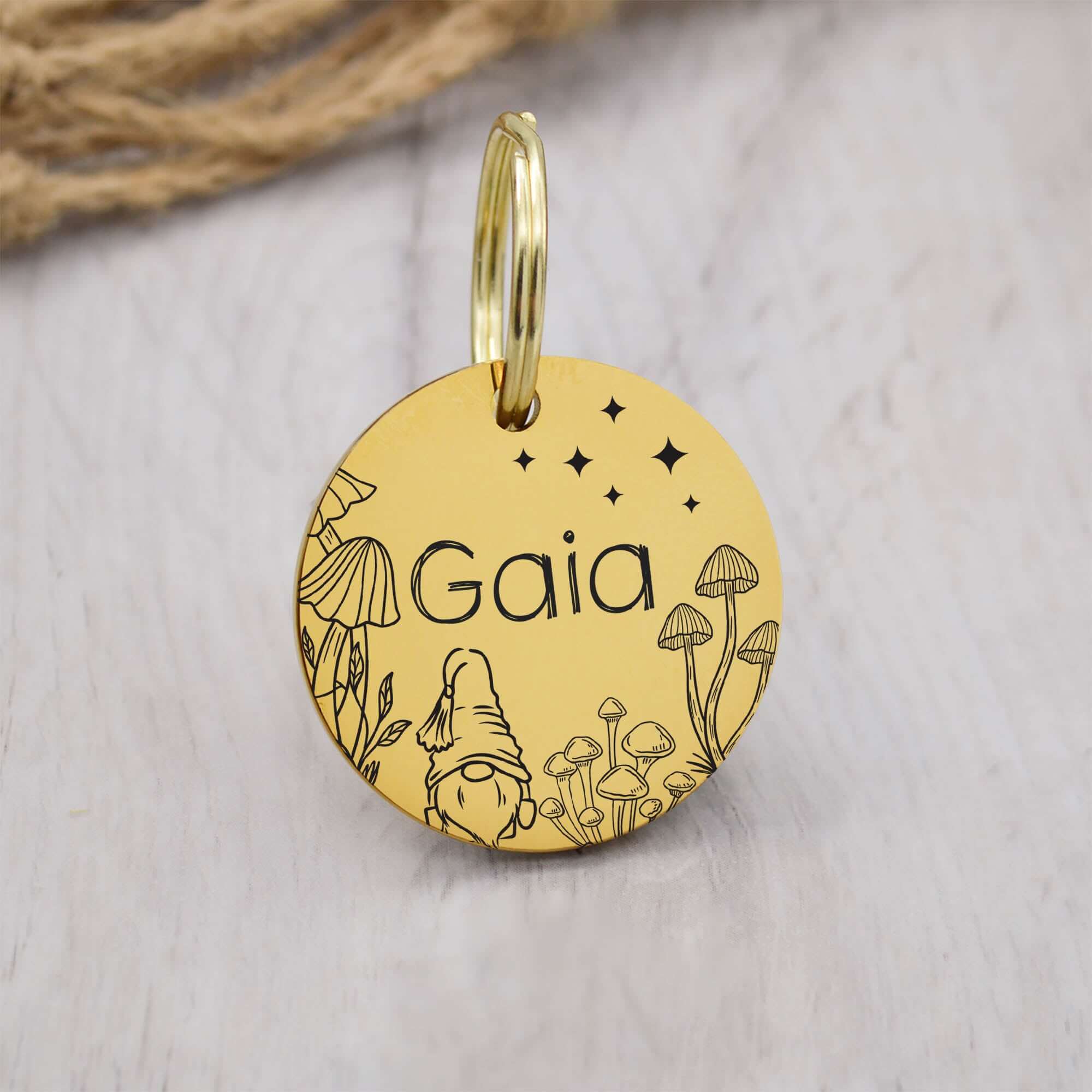 Custom Engraved Dog ID Tag