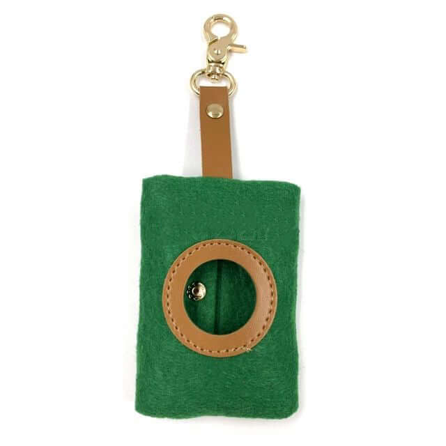 Dog Poop Bag Holder Green