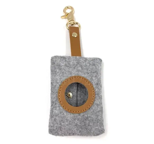 Dog Poop Bag Holder Gray
