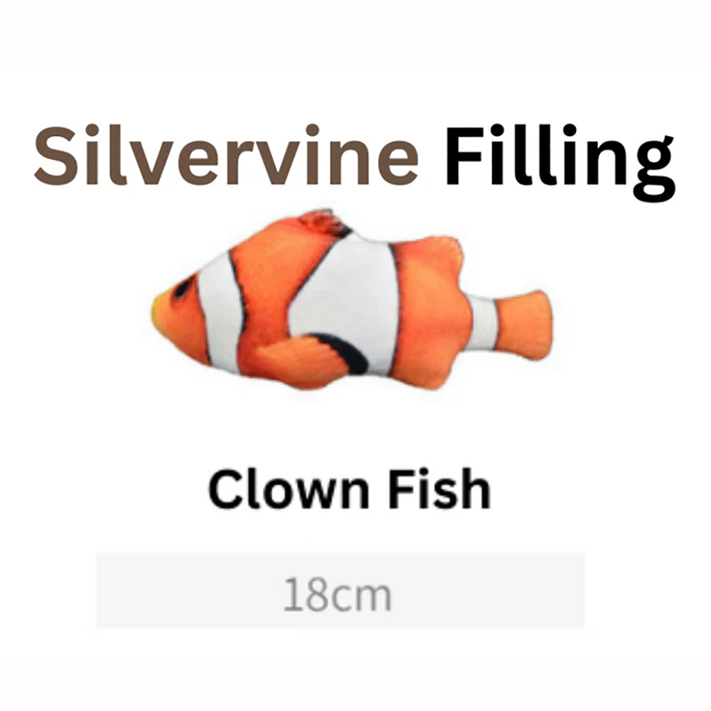 Catnip & Silvervine Fish Toy – Safe & Fun
