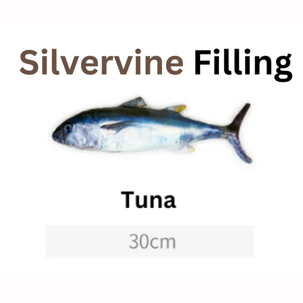 Catnip & Silvervine Filled Fish Cuddle Toy