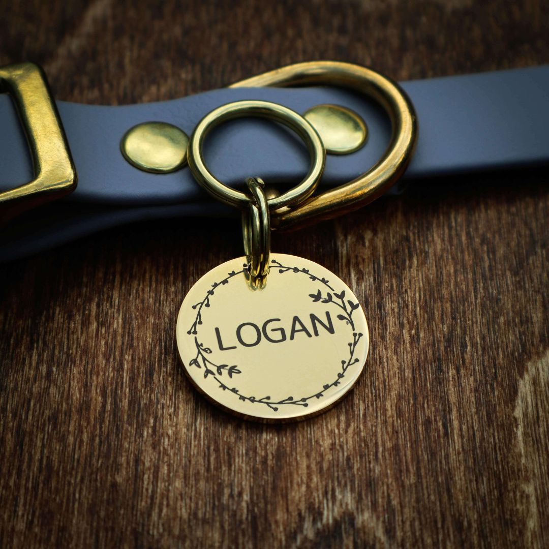 Personalized Dog Tags  Gold | Tag4MyPet