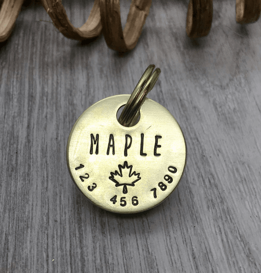 Maple Tag Gold Circle