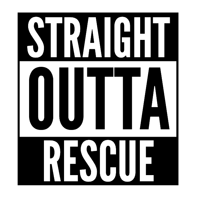 Straight Outta Rescue Society Logo