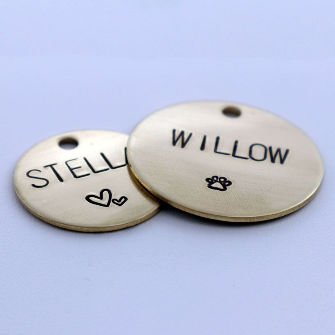 Gold Dog Tags | Tag4MyPet
