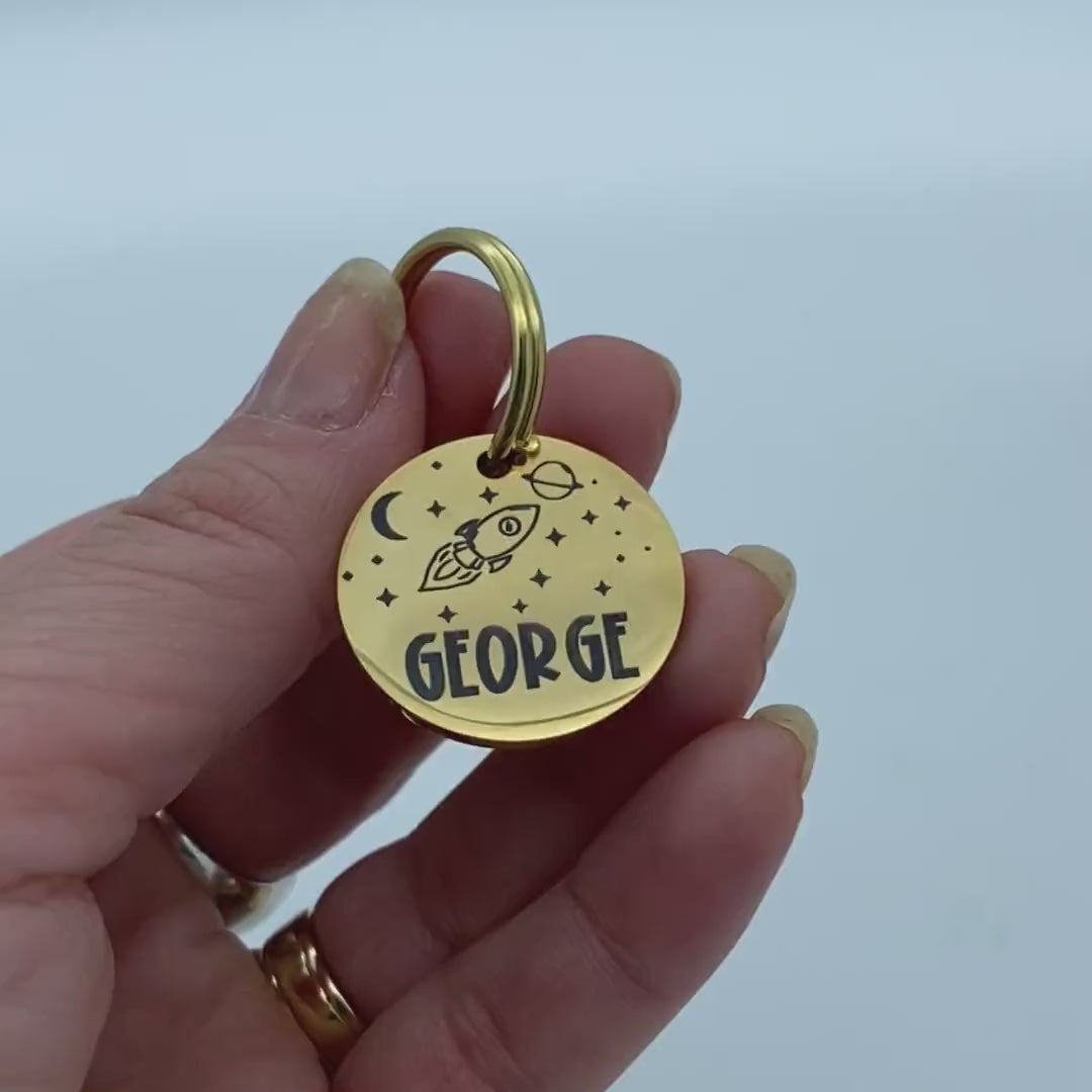 Video of Dog Name Badge | Tag4MyPet