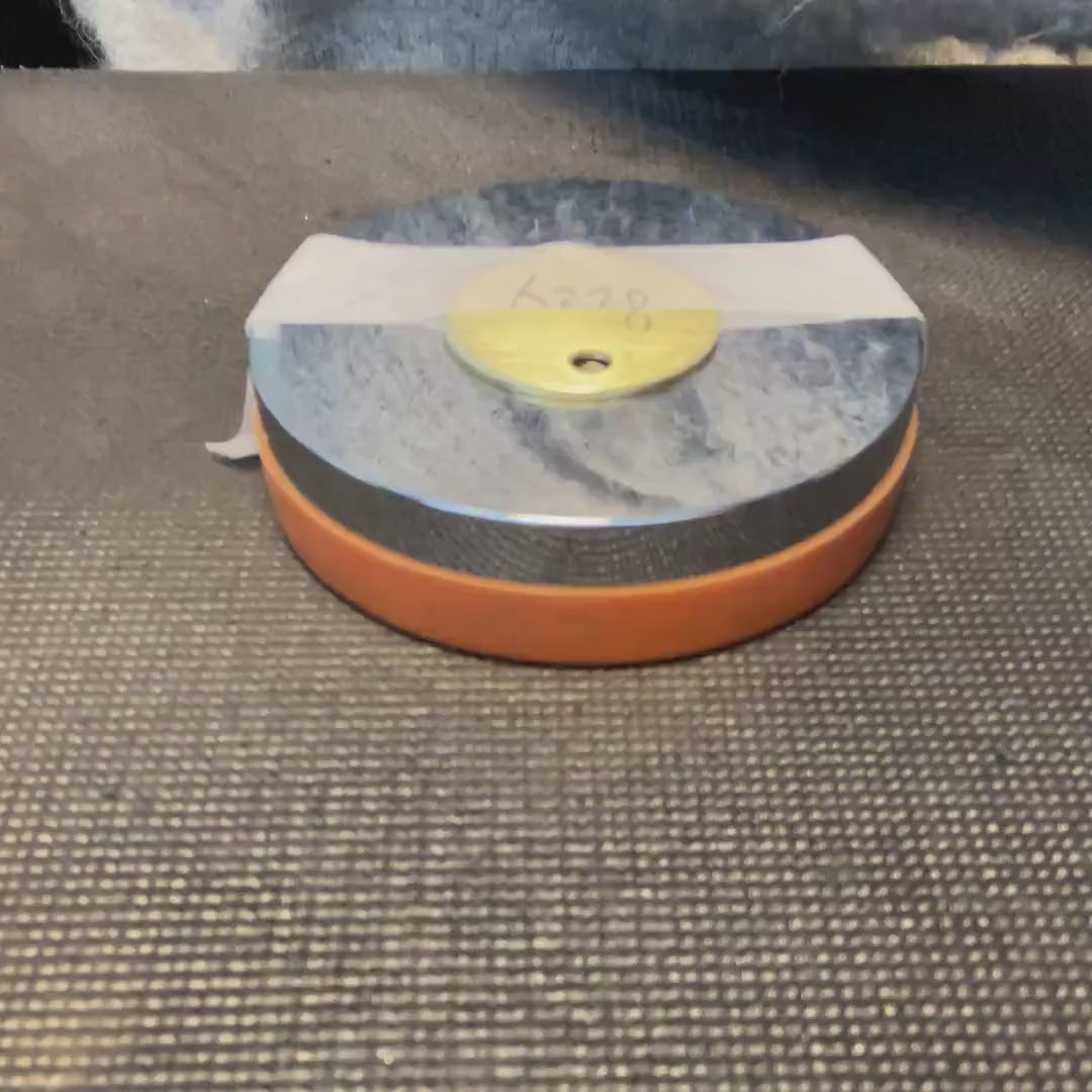 Ozzy Tag Gold Circle Laser Engraved Video