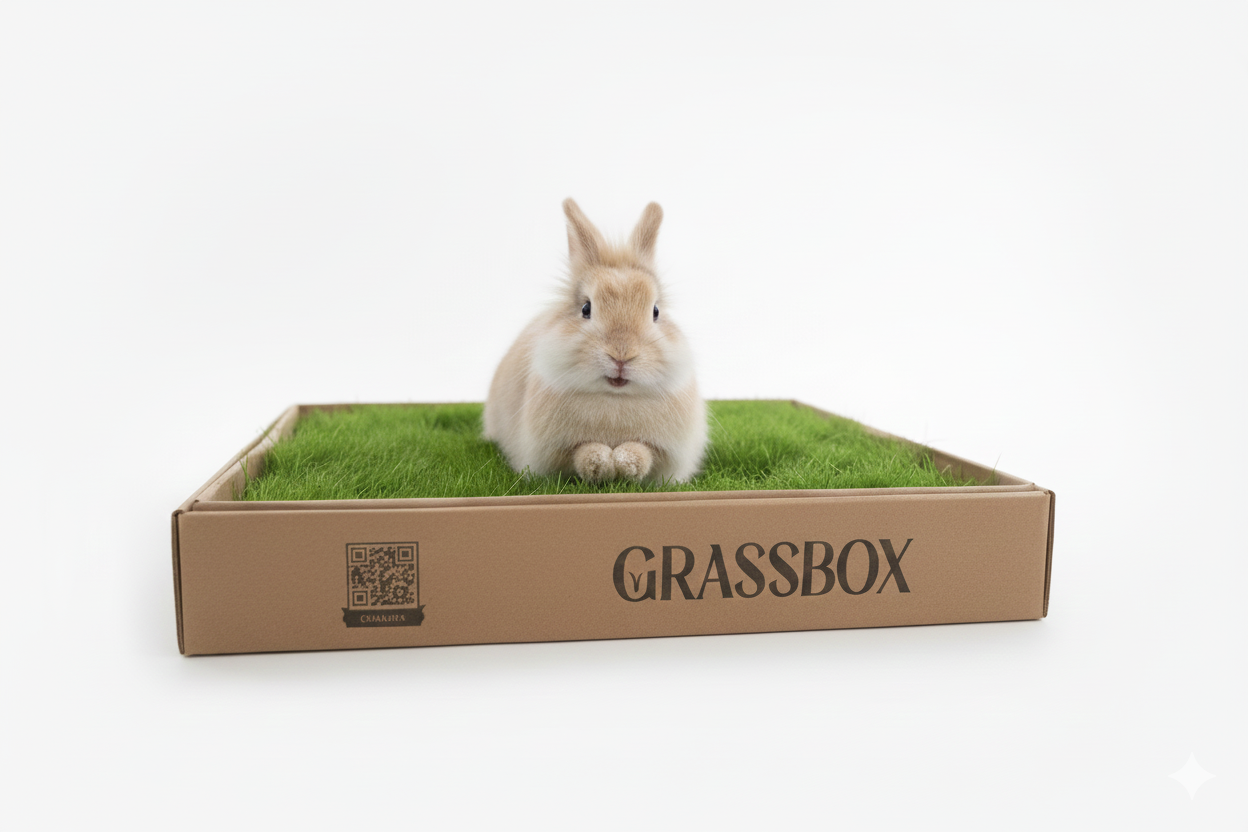 Rabbit GrassBox – Natural Indoor Potty Solution
