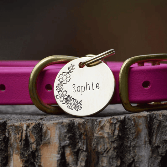Sophie Tag Handstamped Circle 