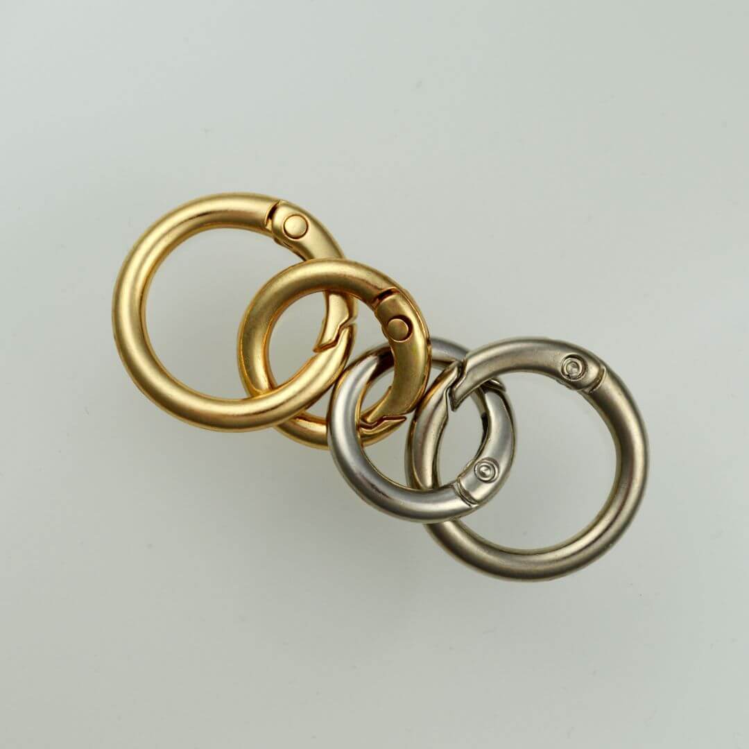Spring O-Ring Round Lock Snap