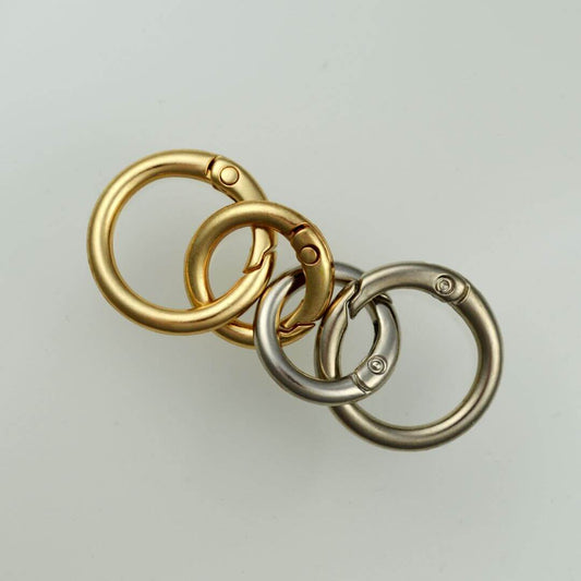 Spring O-Ring Round Lock Snap
