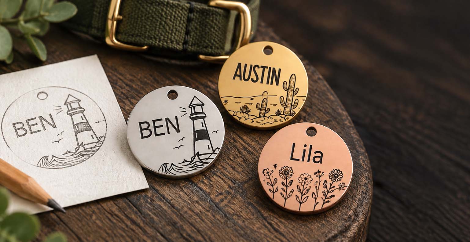 Custom ID Pet Tags | Shipping to US & Canada | Tag4MyPet