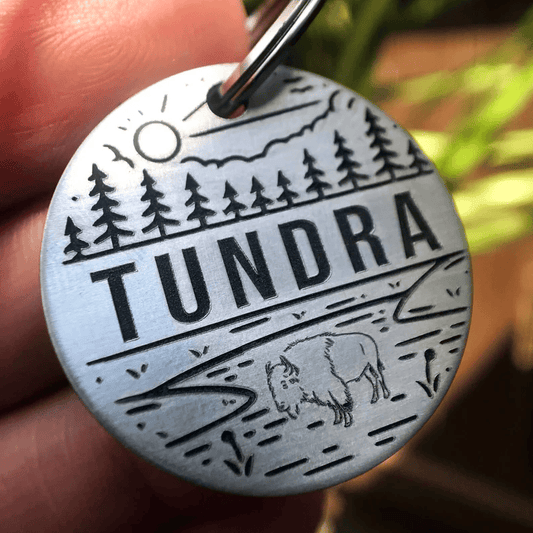 Tundra Tag Silver Circle