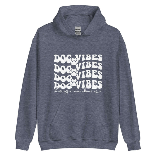 Grey Dog Vibes Dog Hoodie