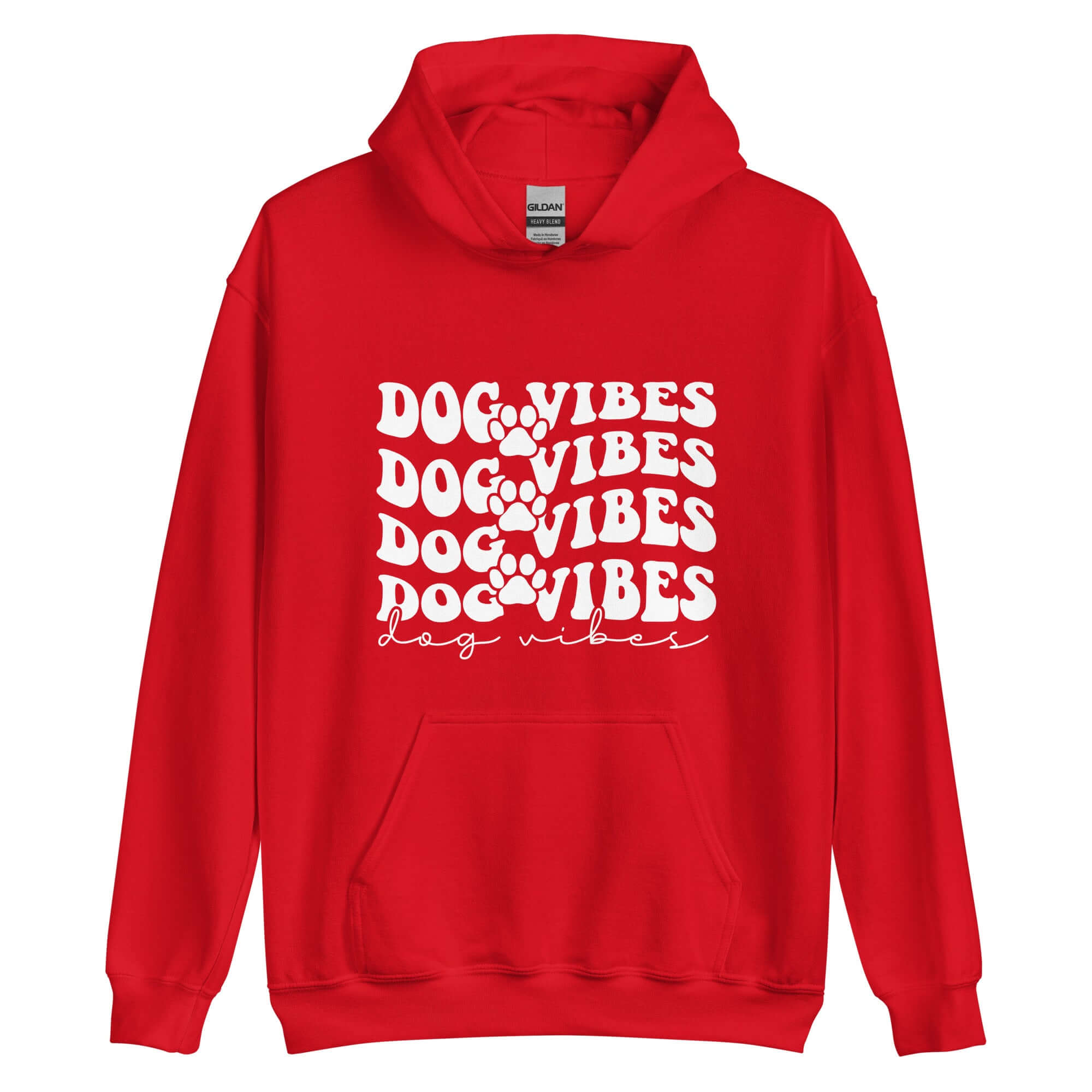 Red Dog Vibes Dog Hoodie