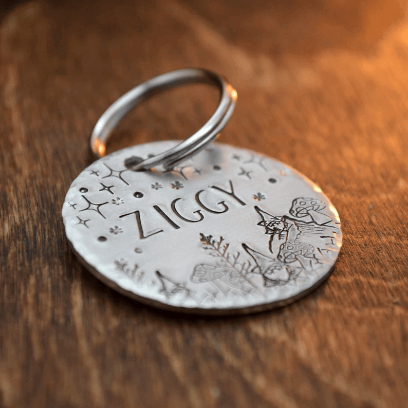 Ziggy Tag Laser Engraved