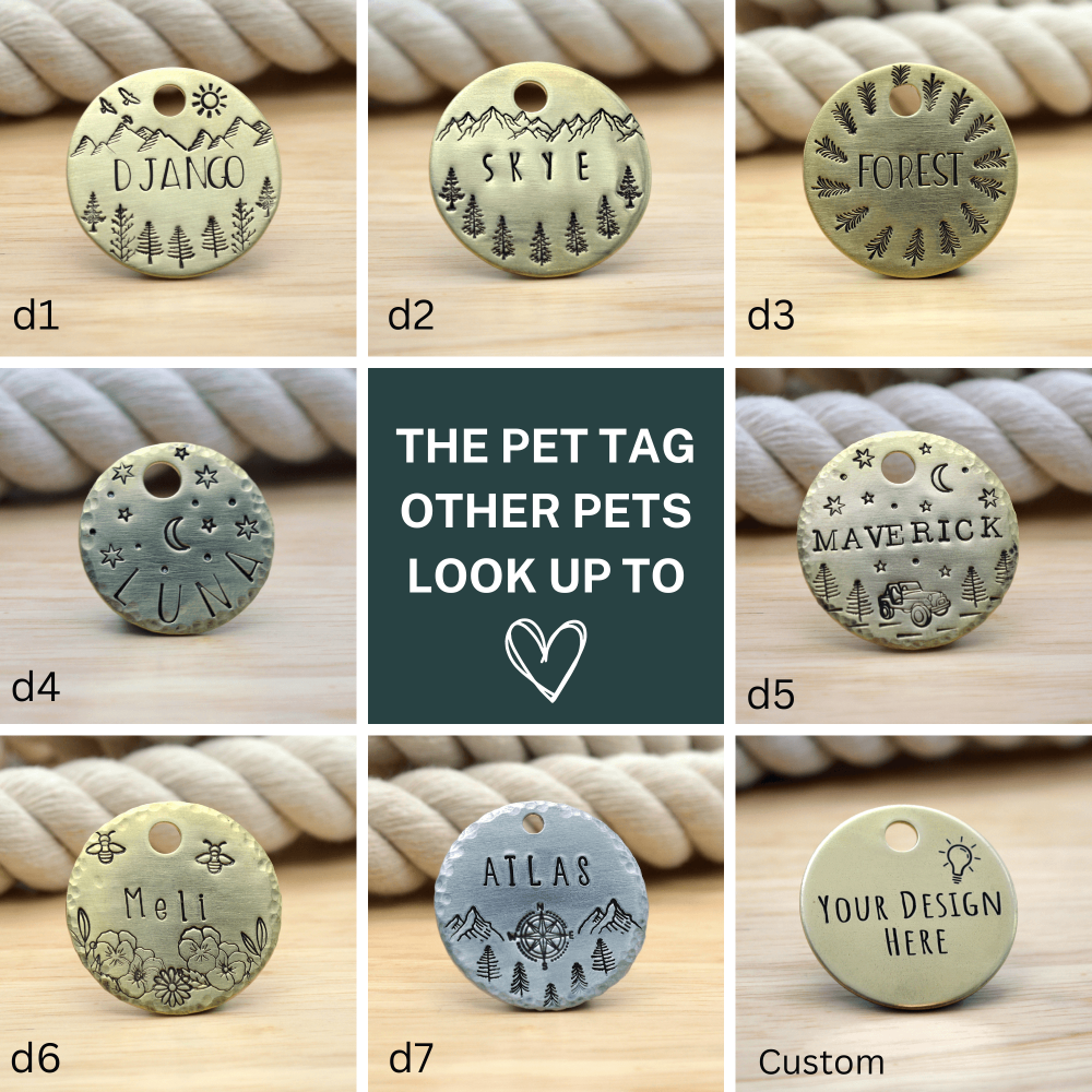 Dog Name Tag Multiple Designs | Tag4MyPet