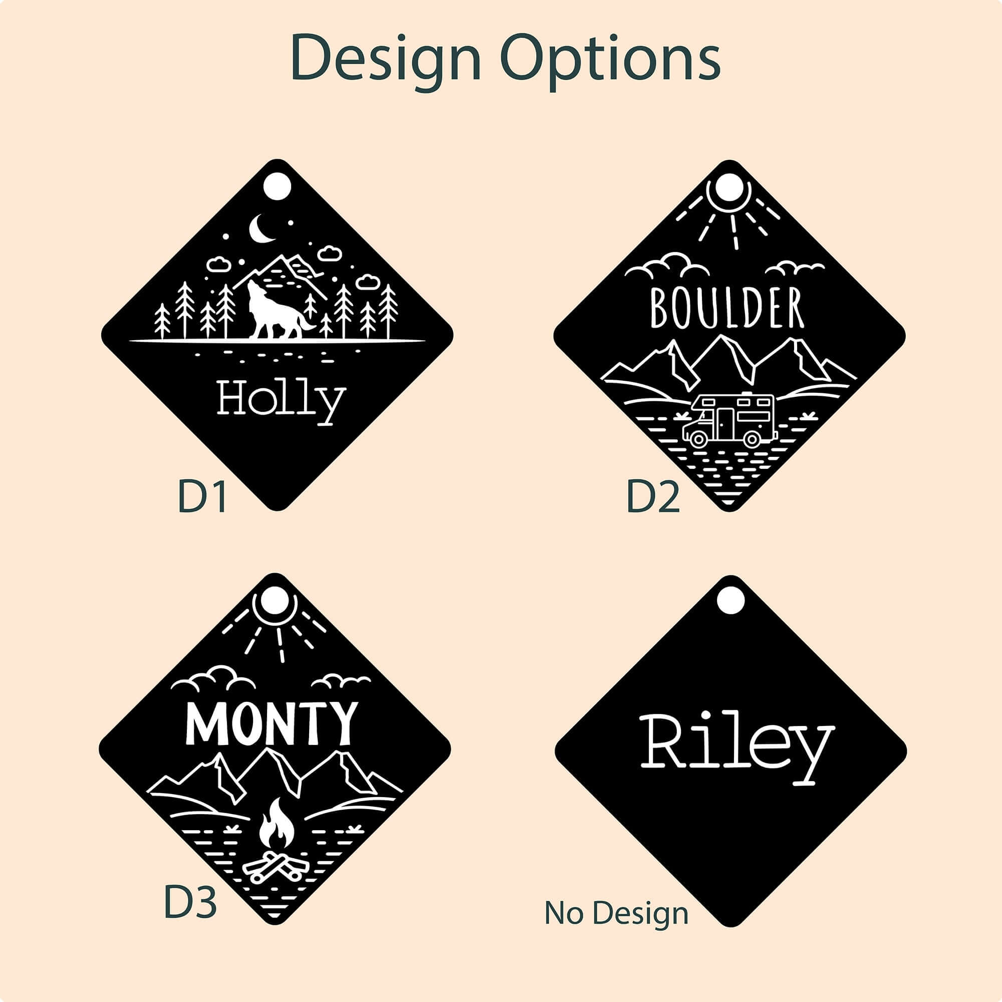 Custom dog tags designs Canada