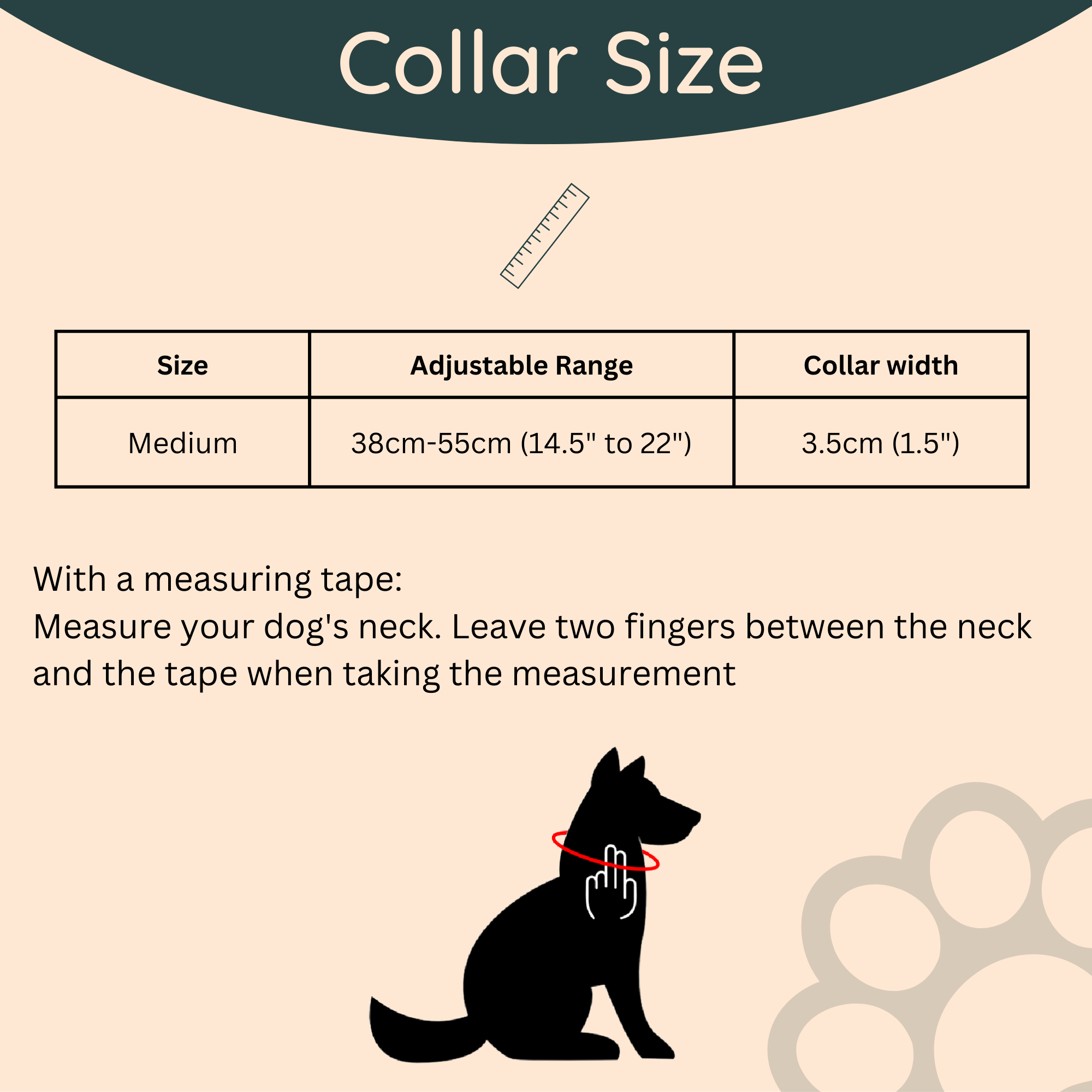 Tactical Dog Collar Sizes