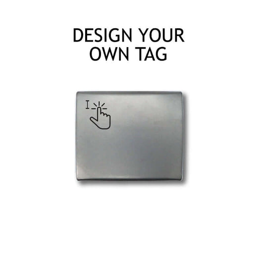 Dog tag slide on