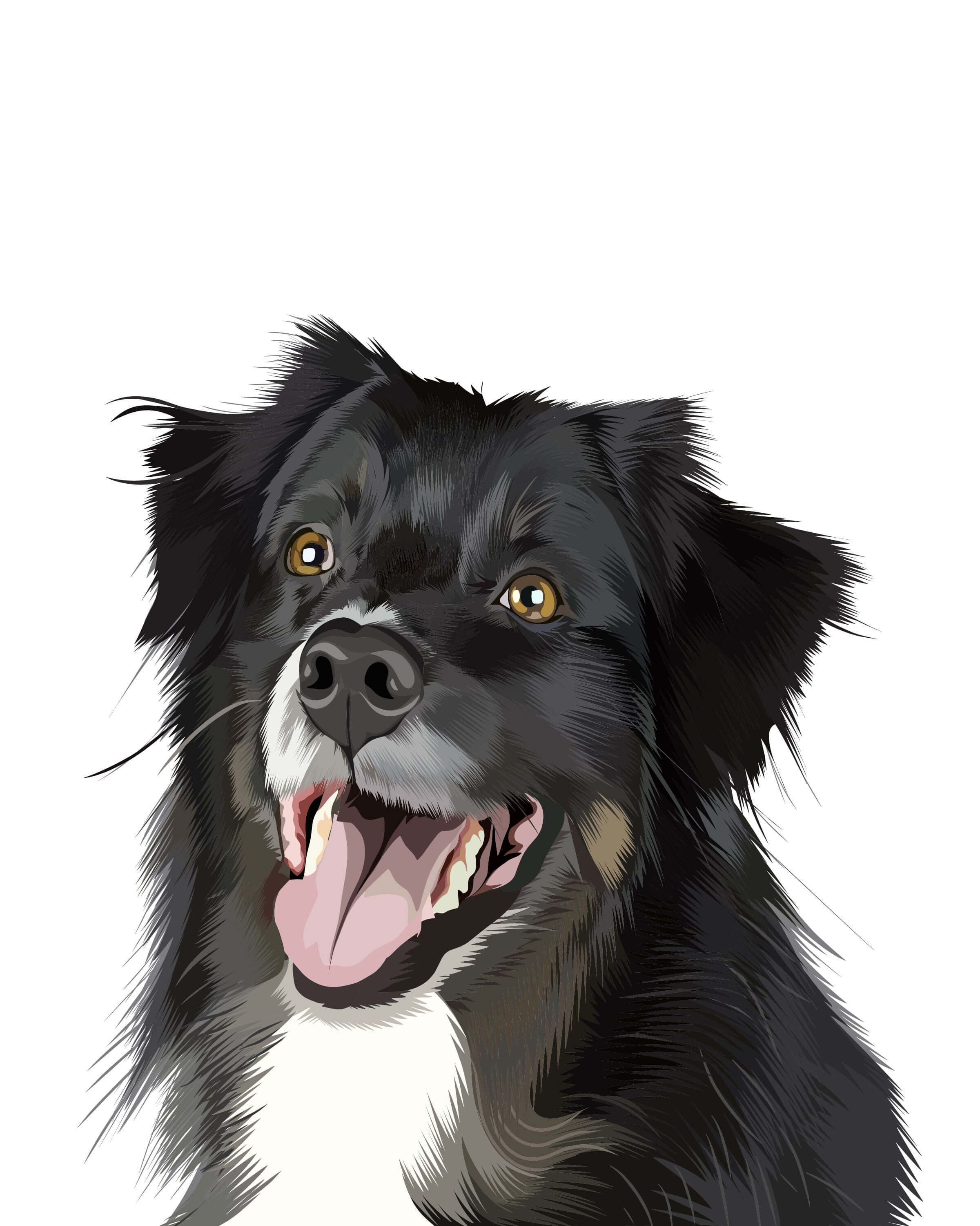 Dog Portrait Custom Background | Tag4MyPet