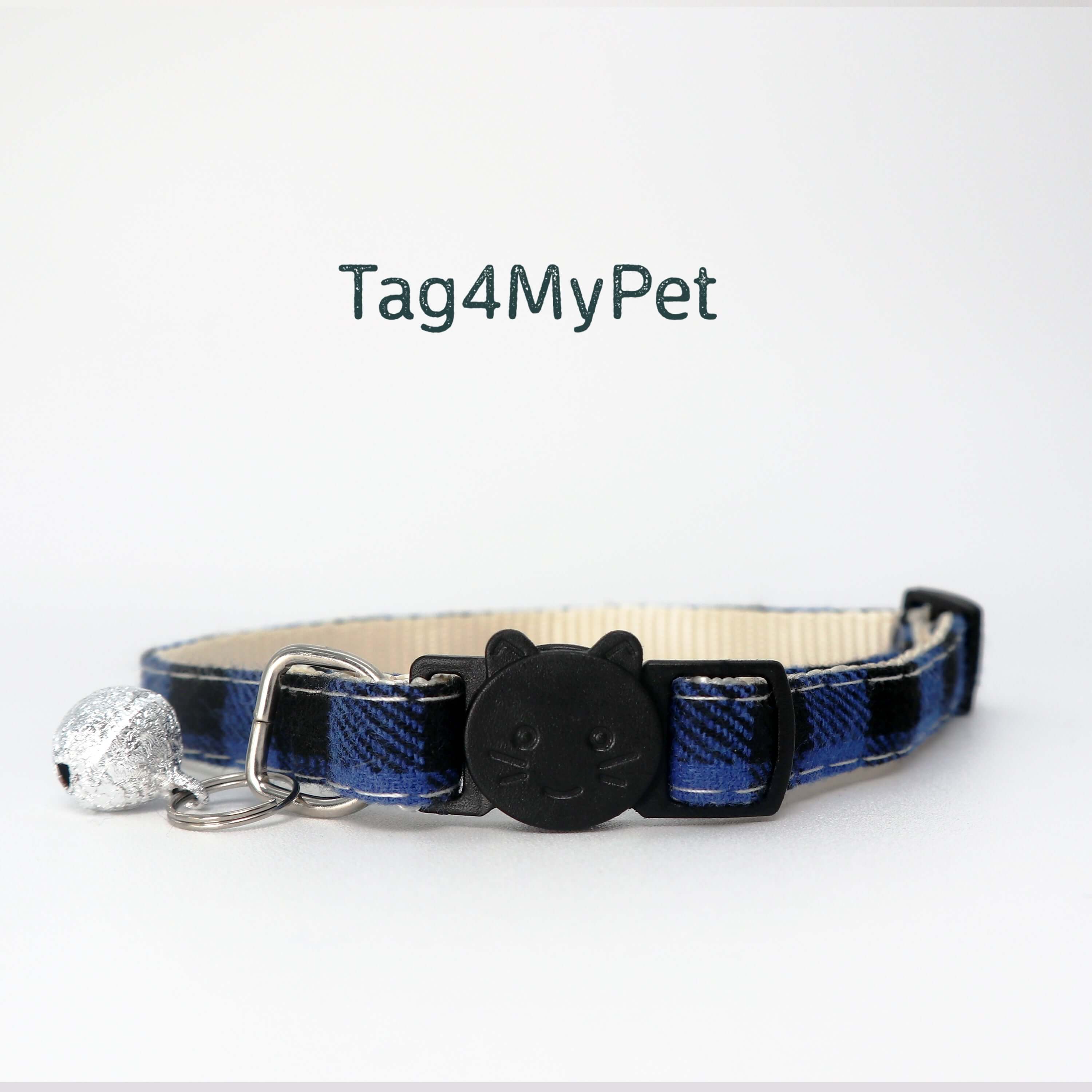 Cat Collars For Cats in blue | Tag4MyPet