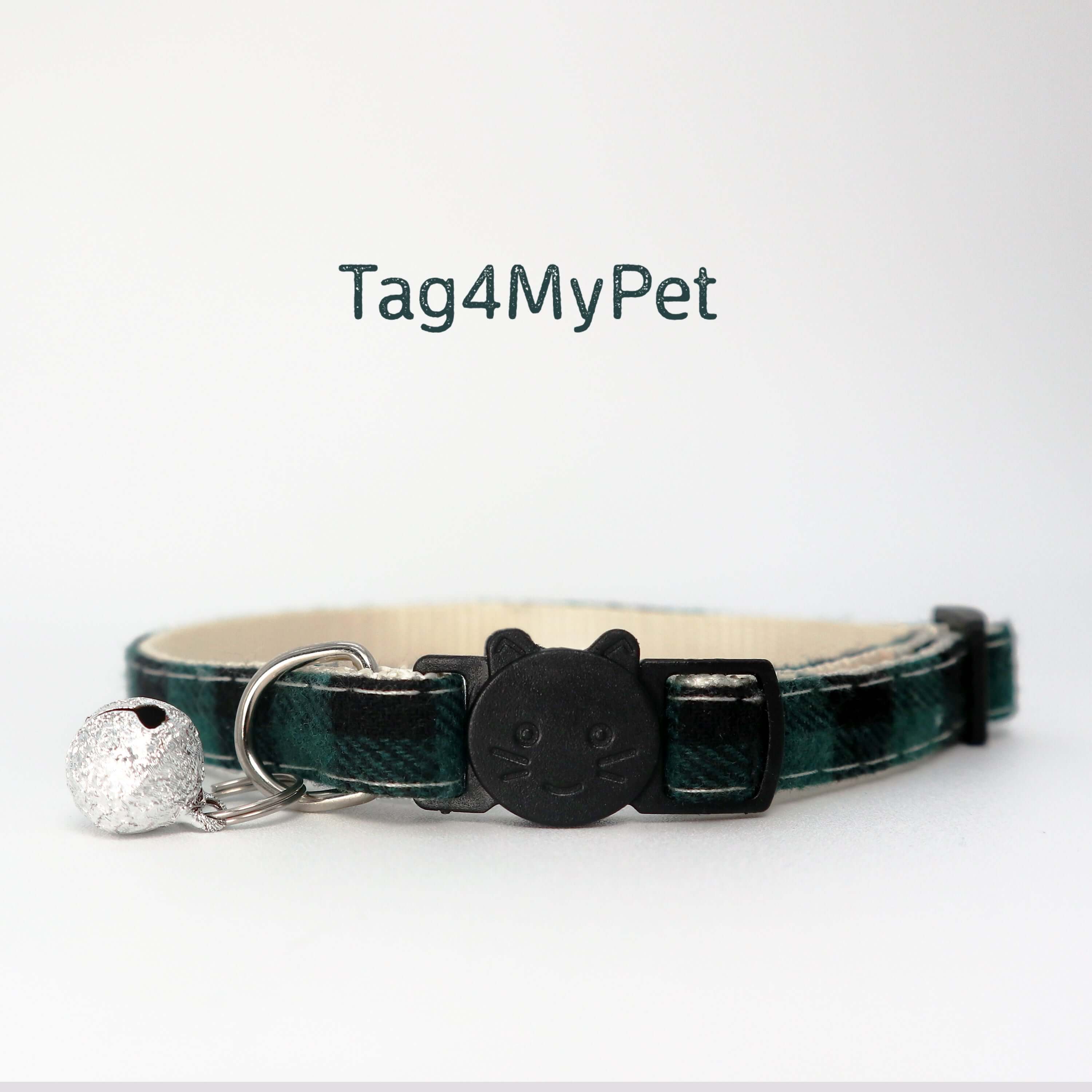 Cat Collars For Cats in Green | Tag4MyPet