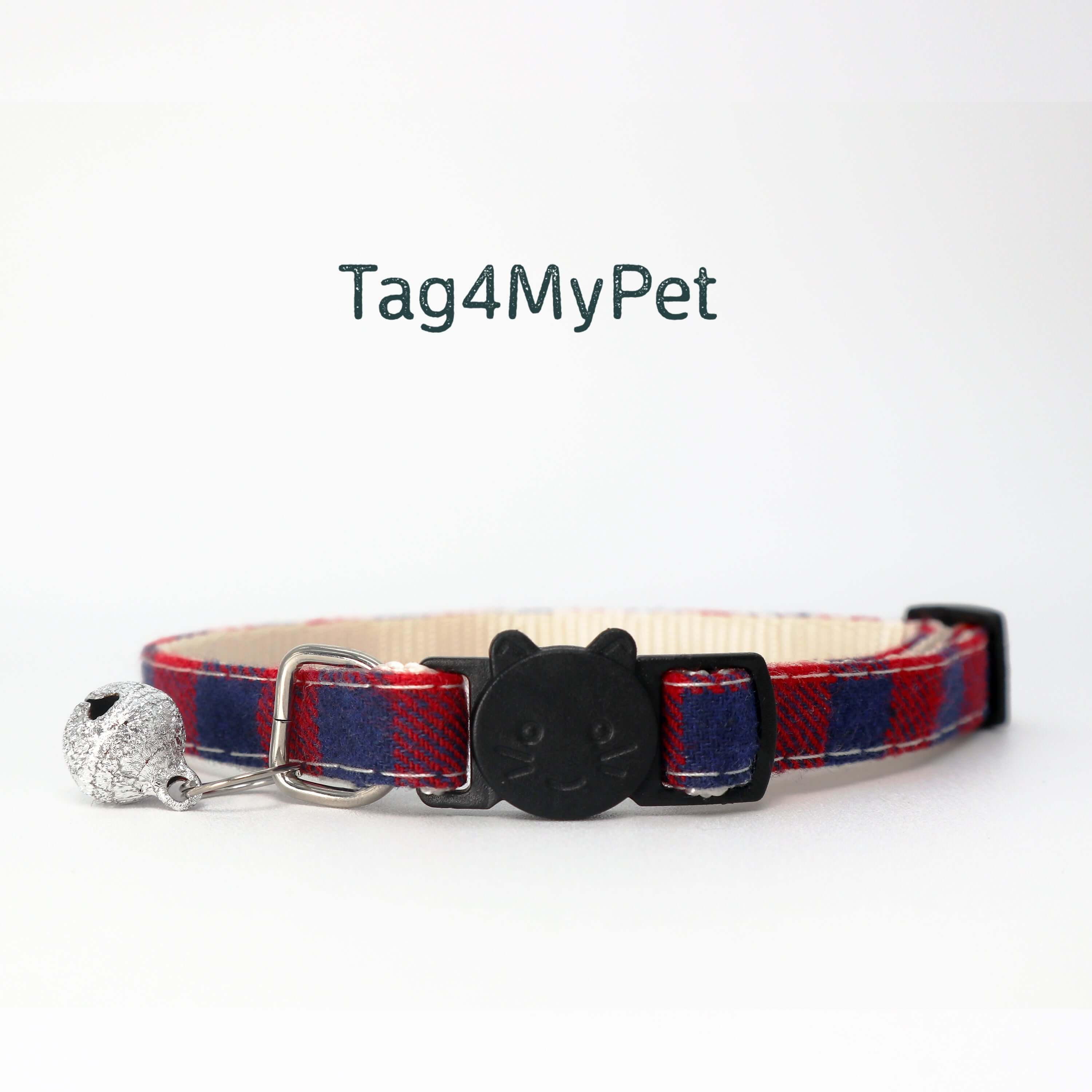 Cat Collars For Cats in red and blue | Tag4MyPet