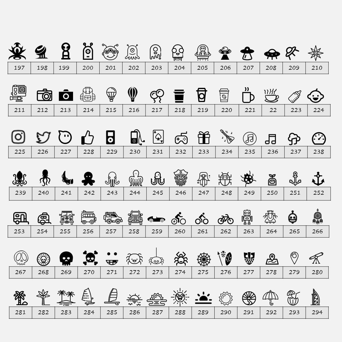 Engraved Dog Tag Symbols | Tag4MyPet