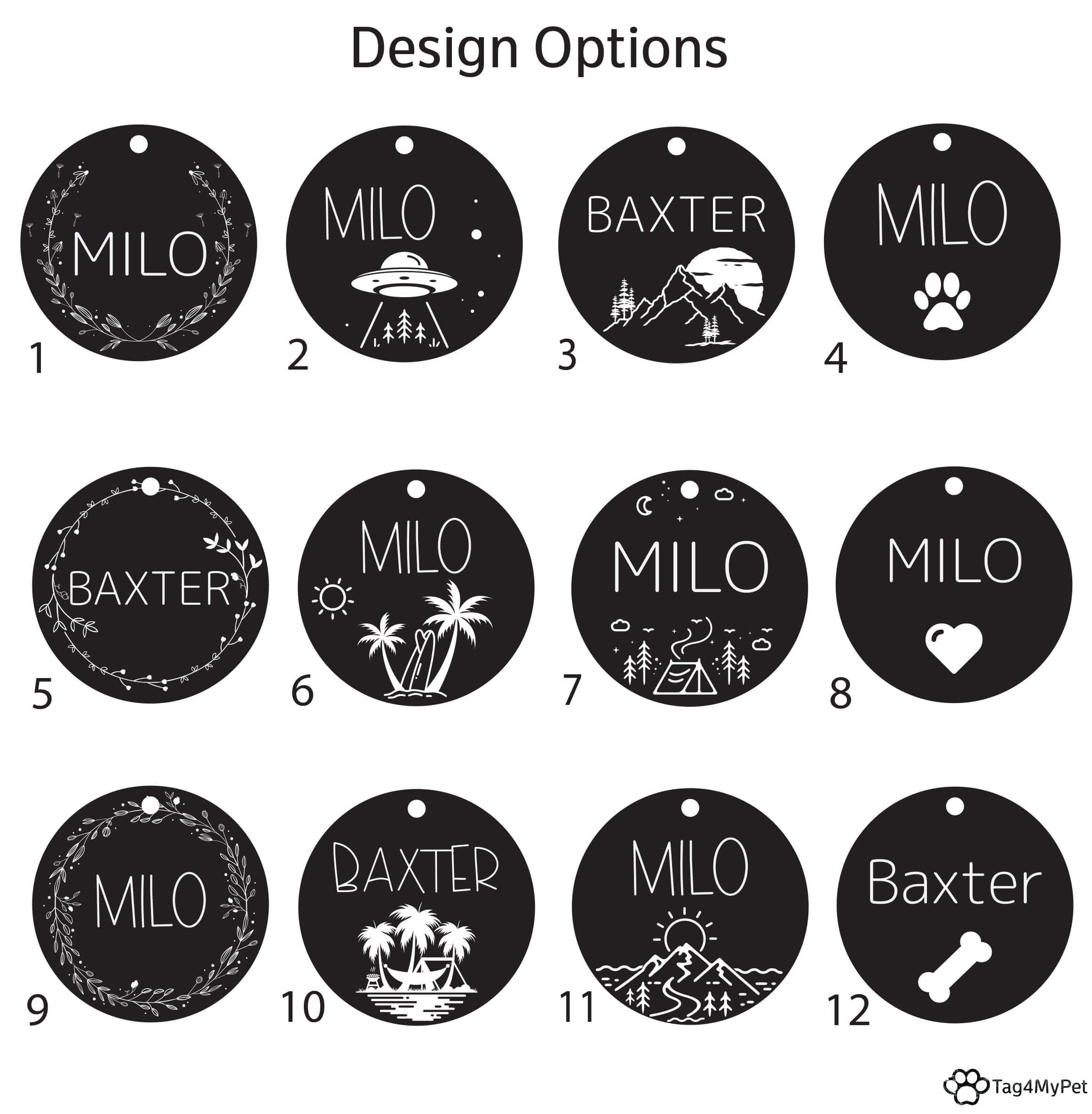 Personalized Dog Tags Designs
