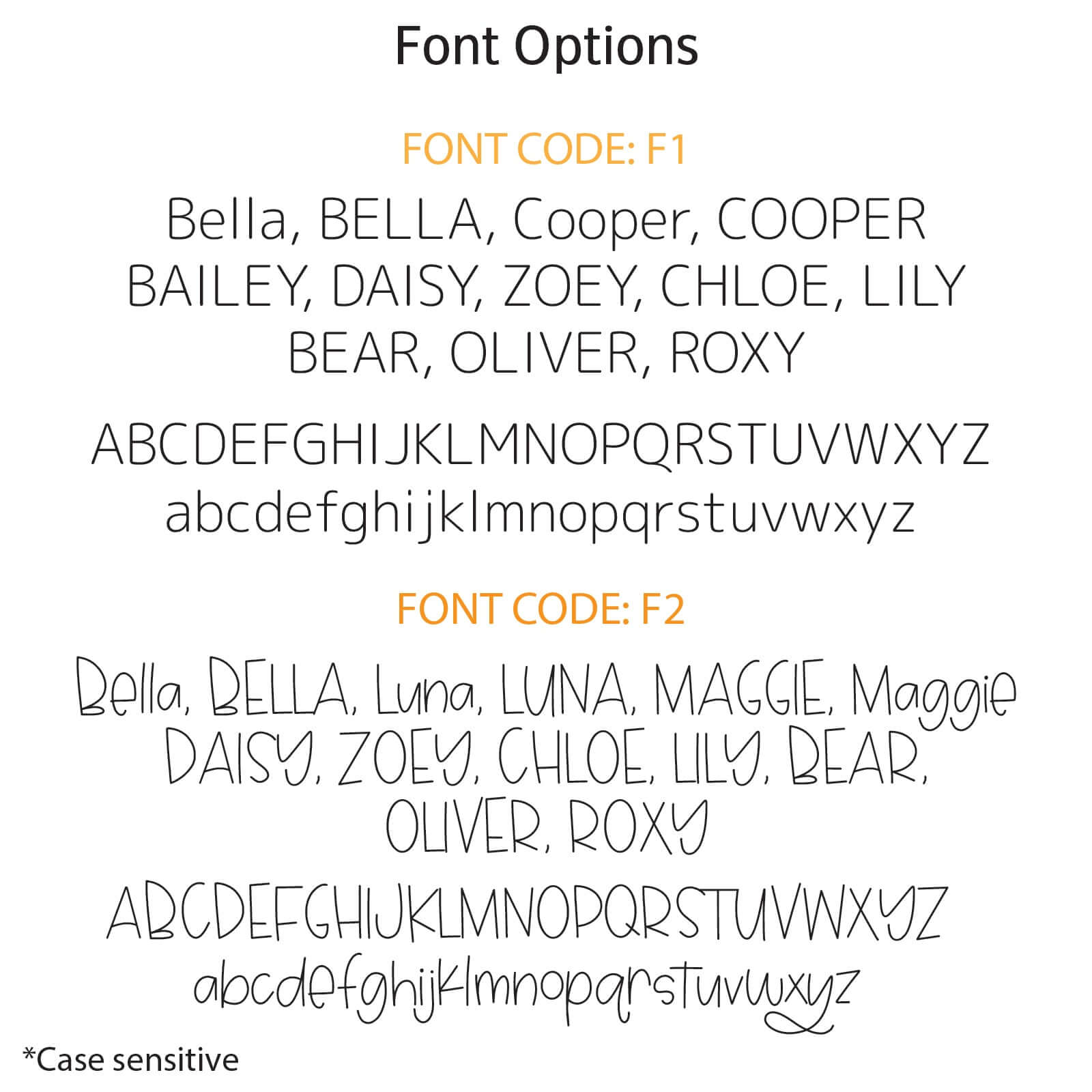 Personalized Dog Tags Font