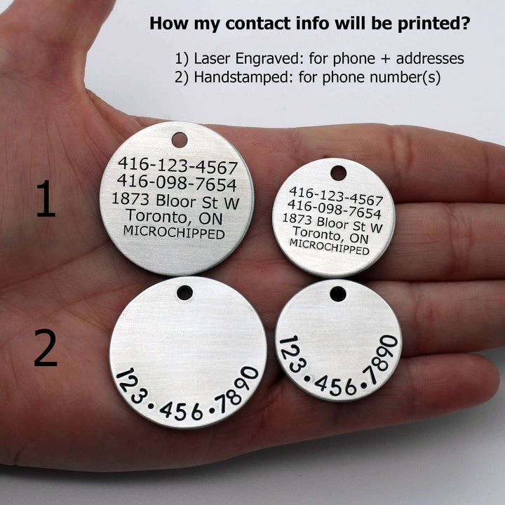 Dog Tag Size Guide | Tag4MyPet