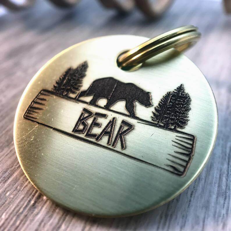 Gold Dog Tags