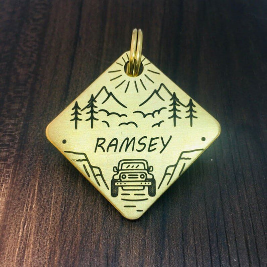 Gold Dog Tags Engraved