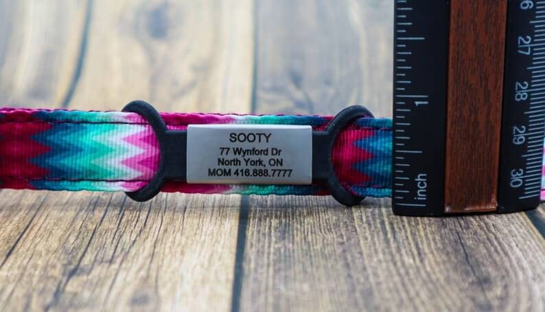 Silicone Slide On Dog Tags Size